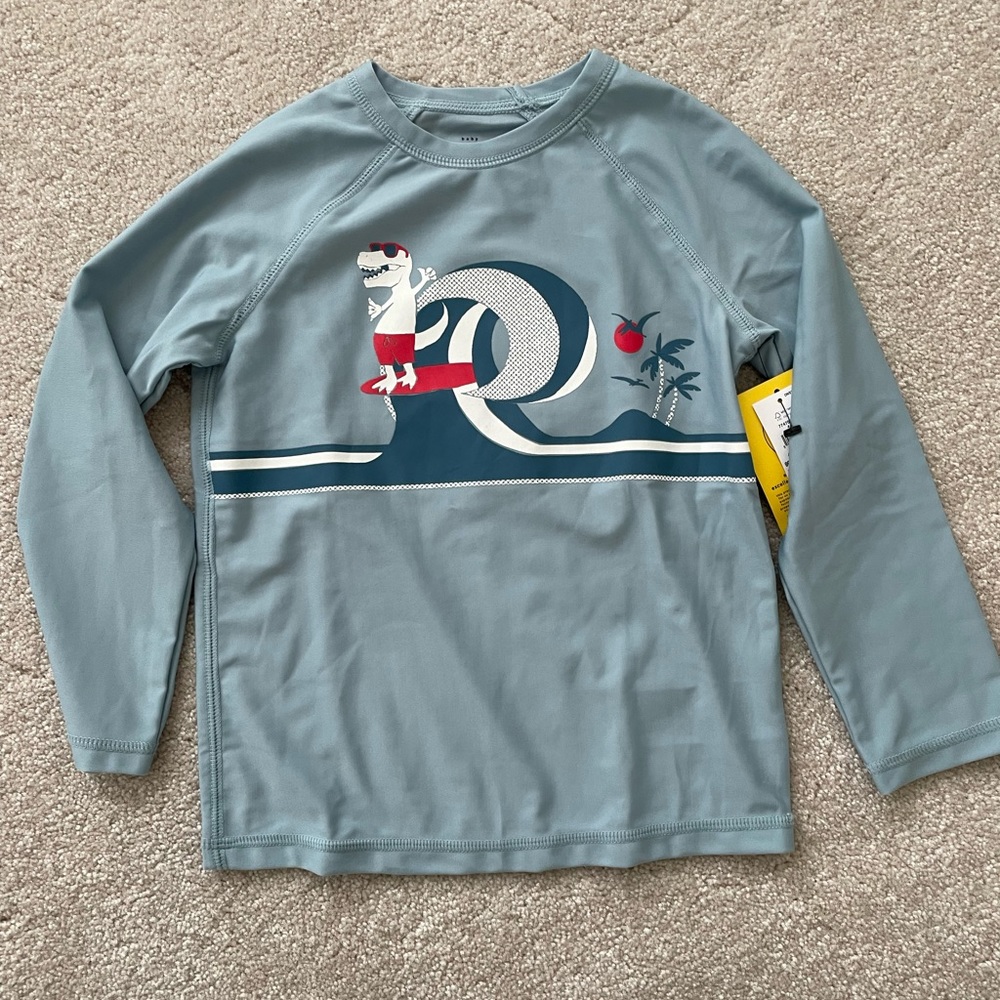 GAP Kids Light Blue Rashguard 4T NWT